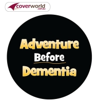 Printed Spare Tyre - Wheel Cover - Adventure Before Dementia